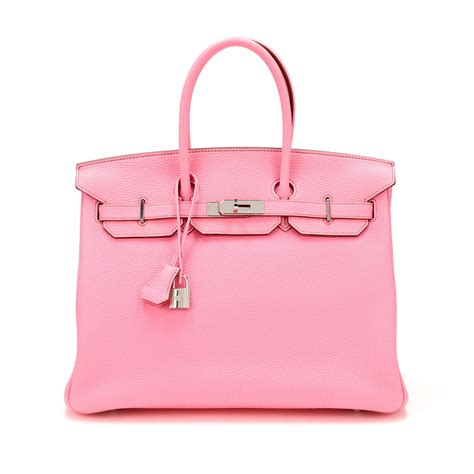 hermes birkini grey|Hermes pink bubblegum handbags.